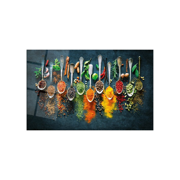 Wallity Pintura de Vidrio Templado Decorativo Multicolor 46 x 72 cm